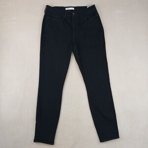 Levis Signature Gold‎ 30x30 Womens Jeans Black Mid Rise Skinny Stretch